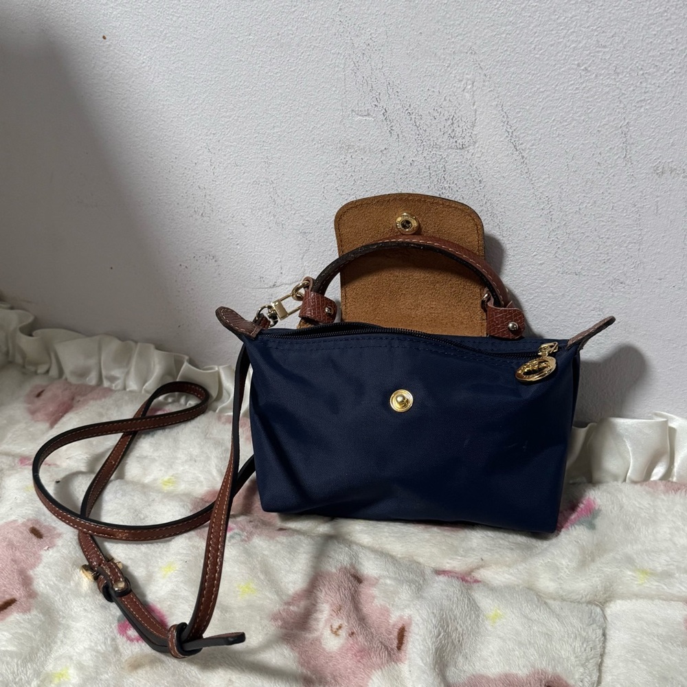 LONGCHAMP LE PLIAGE ORIGINAL POUCH WITH HANDLE & STRAP INCLUDED - Picture 3 of 7